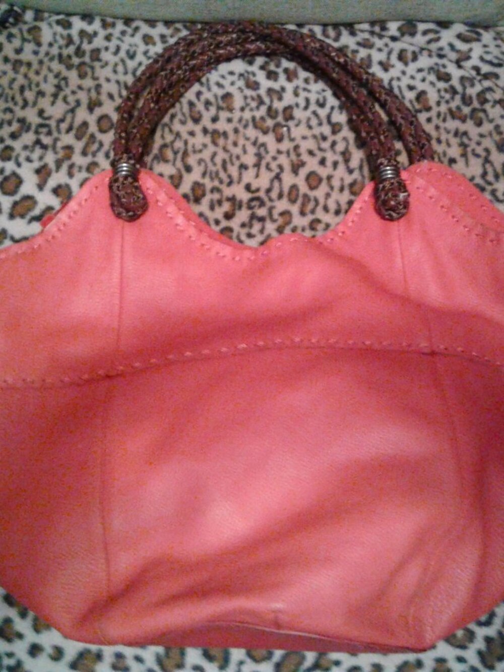 The Sak "Indio" Hobo Bag in Burnt Orange Leather VGC w/ Small Orange Wallet